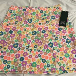 Wild fable multicolor flower skirt